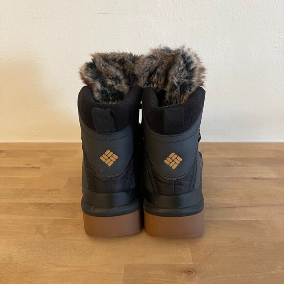 Columbia Keetley Shorty Insulated Winter Boots, Black, Women's 8.5. - Picture 4 of 6